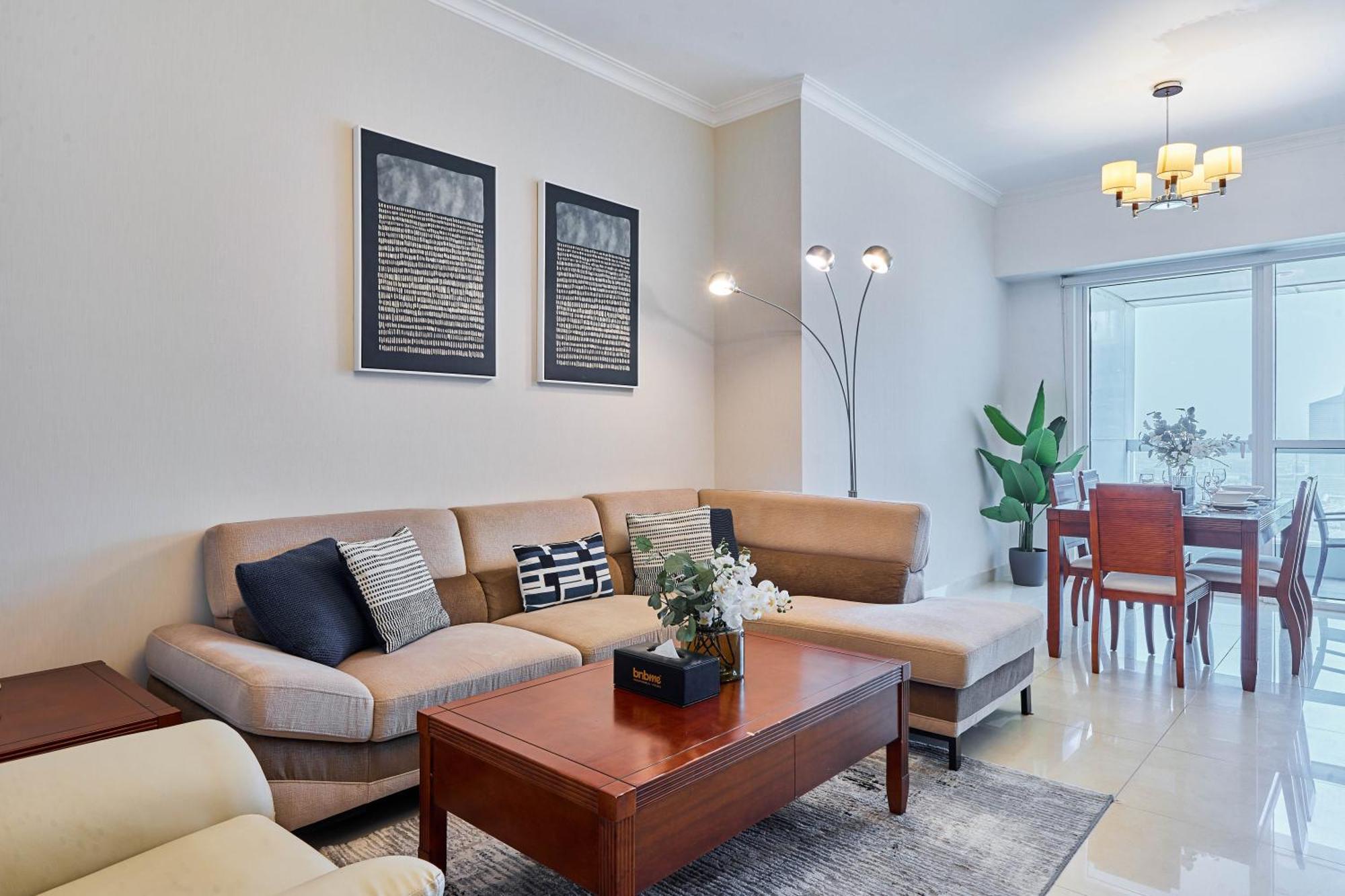 Bnbmehomes - Saba Tower Dubaj Zewnętrze zdjęcie